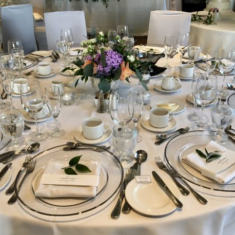 Guest Table Package by Designer Weddings