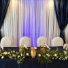 navy polyester tablecloth