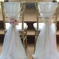 Chair sashes by Designer Weddings Victoria