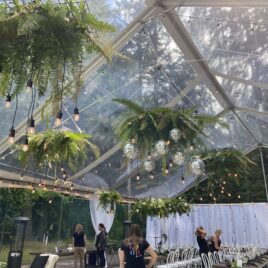 Edison Lights chandeliers by Designer Weddings