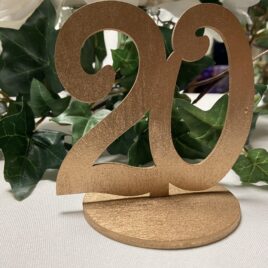 Wooden Table numbers